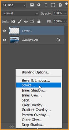 Stroke layer style option