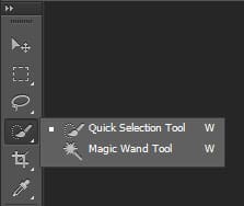 quick selection tool | magic wand tool
