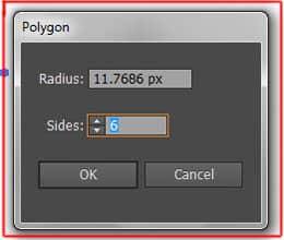 Polygon Tool options in illustrator