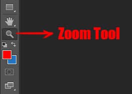 zoom tool in photoshop