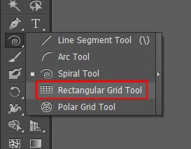 Rectangular Grid Tool in illustrator