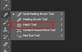 patch tool in photoshop