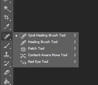 healing tools in photoshop