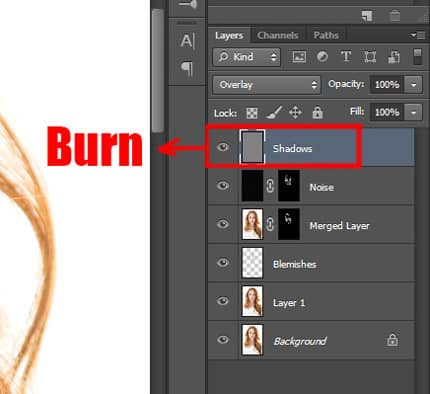 50% gray layer for shadows in photoshop