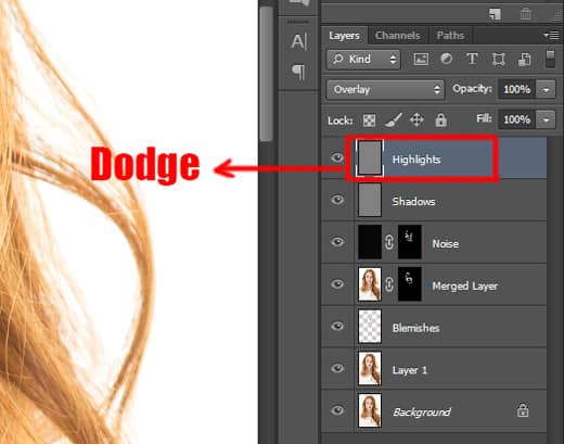 50% gray layer for highlights in photoshop