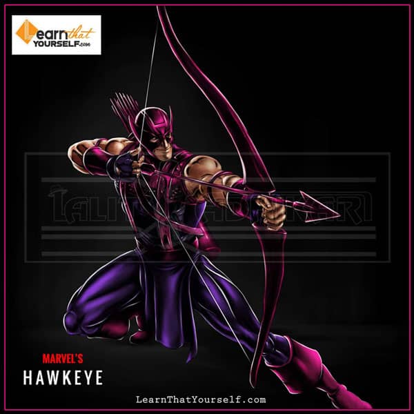 Marvel Hawkeye's Digital Painting by Lalit Adhikari at Learn That Yourself.