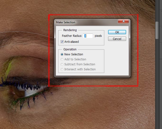 make selection dialog box in photoshop