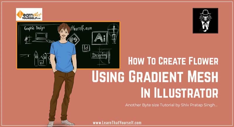 How to Create Flower using Gradient Mesh in Illustrator