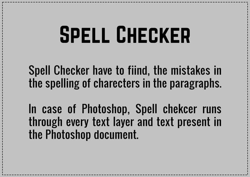 Document containing text in photoshop